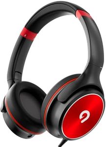 Kids Headphones with Safe 85dB/94dB Volume Limiter for Teen and Boys, ADOOPE Foldable HD Stereo Sound Headphones for Kindle Kids/fire Tablet/iPad/Laptop, Headphones with Microphone