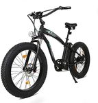 ECOTRIC Coolboy Electric Bike 26" Fat Tire 750W Electric Mountain Bike 48V 12.5AH Removable Large Battery Adult Electric Bicycles Beach Snow Mountain Bike Dual Shock Absorber & 7-Speed