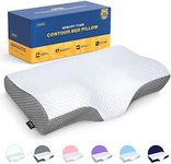 Adjustable Cervical Pillow for Neck and Shoulder Pain Relief, 5X Support Memory Foam Pillows for Sleeping, Orthopedic Traction Pillow Odorless, Bed Pillow for Side Back Stomach Sleeper