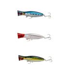 Changyeah 3 pcs Mix Color Fishing Lures Saltwater Fishing Lures Tuna Fishing Hard Lures Floating Lure with Sharp Treble Hooks Plug Trout Walleye Salmon for Saltwater Freshwater