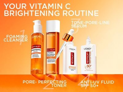 L’Oréal Paris Revitalift SPF 50+ UV Fluid – Invisible, Non-Oily, Vitamin C, 50ml