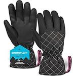 Tough Outdoors Women's Ski Gloves - Waterproof Women's Snow Gloves - Winter Ski Snow Gloves - Snowboard Gloves - Ladies' Cold Weather Gloves