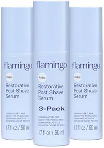 Flamingo Pubic Restorative Post Shave Serum, Made with Oat Extract, Ceramides, and Squalane, 1.7 FL OZ, Pack of 3