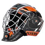 Franklin Sports NHL Philadelphia Flyers Hockey Goalie Face Mask - Goalie Mask for Kids Street Hockey - Youth NHL Team Street Hockey Masks