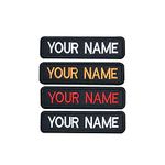 Custom Embroidered Name Patch, Personalized Embroidery Name Tag for Motorcycle Biker Badge/Iron on/4"x1"