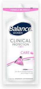 Desodorante para mujer Balance Women Clinical. Antitranspirante, Protección 96H, (3)