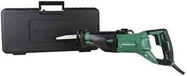 Metabo HPT Reciprocating Saw | Corded | 11-Amp | Variable Speed | Orbital Function Switch | Bevel Gear Drive System | Adjustable Pivot Foot | CR13VST