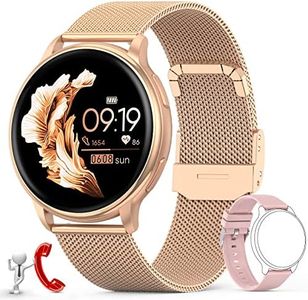 Smart Watch(Call Receive/Dial),Fitness Watches for Women Men Waterproof Smartwatch for Android iOS Phones Compatible iPhone Samsung with Text and Call Digital Watch Heart Rate Blood Pressure Monitor