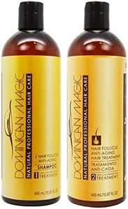 Dominican Magic Hair Follicle Anti-Aging Shampoo & Treatment 15.87oz Duo "Set"