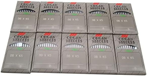 ORGAN NEEDLE - 100 Organ DBXK5 Ball Point Needles Compatible with Tajima Barudan SWF Industrial Embroidery Machines (Size 65/9)