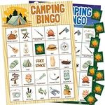 FANCY LAND Camping Bingo Game for K