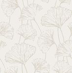 NuWallpaper NUS3578 Silver Hikarigaoka Peel & Stick Wallpaper, Metallic