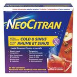 Neocitran Extra Strength Cold & Sinus Apple Cinnamon