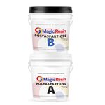 Magic Resin | Polyaspartic Aliphatic Polyurea Floor Coating System | Clear & UV Stable | 2 Gallon | Ultra Durable & Excellent Resistance to Abrasion and Chemical