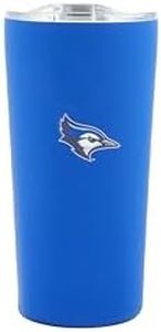 Decorvo Officially Licensed Collegiate Stainless Steel Tumbler - Double Walled Insulated Travel Tumbler with Slide Lid - 18 oz (Creighton)
