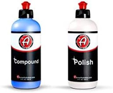 Adam's Polishes 2-Step Polishing System 12oz Combo - Silicone-Free, Body Shop Safe Formula - Quick, Professional Correcting and Polishing Results for Clear Coat, Gel Coat, Single Stage Finishes