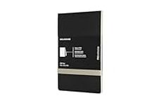 Moleskine PRO Pad, Soft Cover, Large (5" x 8.25") Ruled/Lined, Black, 96 Pages