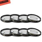 55mm and 58mm Close-Up Filter Set (+1, 2, 4 and +10 Diopters) Magnification Kit for Nikon D5600, D3400 DSLR Camera with Nikon 18-55mm f/3.5-5.6G VR AF-P DX and Nikon 70-300mm f/4.5-6.3G ED