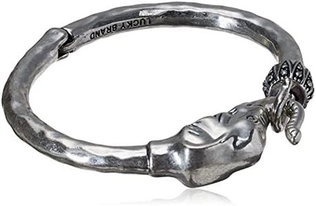 Lucky Brand Womens Elephant Cuff Bracelet, One Size, Metal, no gemstone