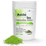 NutriExtracts Matcha Green Tea Powder Ceremonial Grade - 200g (200 Servings) Perfect for Natural Detox, Energy-Boosting, Smoothies, Culinary Creations, Vegan