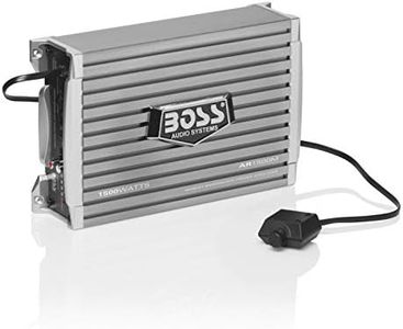 BOSS Audio Systems AR1500M Armor Series Car Amplifier - 1500 High Output, Monoblock, 2/4 Ohm Stable, High/Low Level Inputs, Low Pass Crossover, Hook Up to Subwoofer for Bass