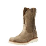 Ariat Men's Rambler Recon Square Toe Work Boot, Brown Bomber, 8.5 D US