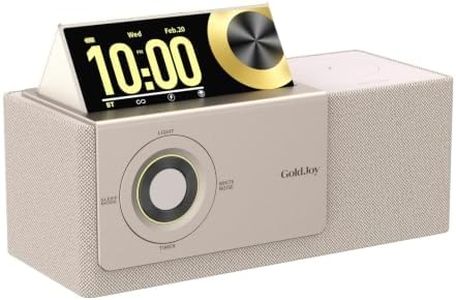 GoldJoy 7 in 1 Bluetooth Speaker Wireless Charging Station for Home Gift