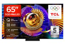 TCL 65C7L-UK 65 Inch SQD-Mini LED TV, 4K HDR 3000 nits and 1,152 dimming zones, Google TV, Dolby Vision & Atmos, Audio by Bang & Olufsen, 144Hz, Apple AirPlay 2 & Alexa (2026 New Model)