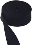 Mangocore 100% Cotton Bias bindnig Tape,Size: 25mm, Width:1",2.5cm,30yds, DIY Garment Accessories wholesales (Black)