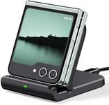 SwanScout Wireless Charger for Samsung Z Flip 6, SwanScout 501S, Foldable Charging Station for Galaxy Z Flip 6/5/4/3, Wireless Phone Charger Stand for Samsung Z Flip/Moto Razr50 (No Adapter)