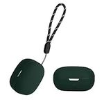 kwmobile Case Compatible with Anker Soundcore P20i Case - Silicone Cover Holder for Earbuds - Dark Green