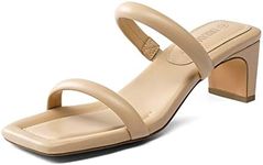 DREAM PAIRS Women's Square Toe Sand