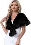 Allegra K Faux Fur Shawl for Women 