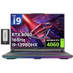 ASUS ROG Strix G16 16" FHD 165Hz Gaming Laptop, Intel i9-13980HX, NVIDIA GeForce RTX 4060, 16GB DDR5, 1TB PCIe SSD, RGB Backlit Keyboard, HD Webcam, Win 11 Home, Gray, 256GB Docking Station Set