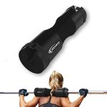 Joyfit - Barbell Pad for Weight Lifting | Squat Pad for Weight Bar with Straps | Hip Thrust Pad for Neck and Shoulder | Protective Squat Pad for Gym with Thick Foam Cushion (Black)