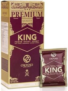 ORGANO King of Coffee, 100% Certified Ganoderma Lucidum (25 Sachets)