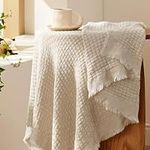 Bedsure Beige Throw Blankets for Co