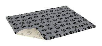 Vetbed Dog and Cat Bedding, Grey with Black Paws