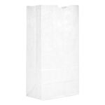 Duro 51003 4.75 x 2.93 x 8.56 in. White Grocery Bag44; 3lb - Case of 500