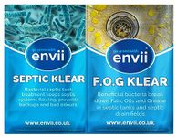 Envii Annual Septic Tank Treatment - Septic Tank Cleaner & Fats, Oils & Grease Remover Tablets