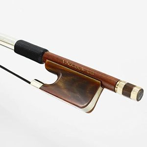 Pernambuco Stick Cello Bow Full 4/4 Size VINGOBOW 810C 4 4 Concert Level Beautiful Red Ox Horn Frog Well Balanced Warm Sound Quality Natural Black Horse Hair Deep Powerful and Clear Tone