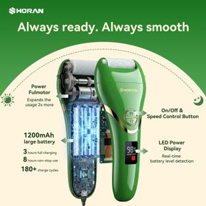 Electric Foot File Callus Remover – Rechargeable Pedicure Tool