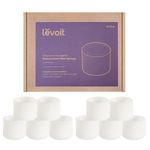 LEVOIT 10-Pack Humidifier Replacement Filters, Capture Fine Particles in Water Tank to Improve Humidification Efficiency, Compatible with Dual150(200S), Classic300(S), Classic160, LV600S, OasisMist