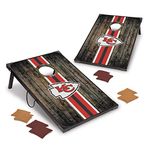 Wild Sports NFL Kansas City Chiefs 2' x 3' MDF Deluxe Cornhole Set - with Corners and Aprons, Team Color