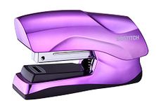 Bostitch Office Heavy Duty 40 Sheet Stapler, Small Stapler Size, Fits into The Palm of Your Hand; Metallic Purple