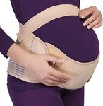 NEOtech Care Maternity Pregnancy Support Belt/Brace - Back, Abdomen, Belly Band (Beige, S)