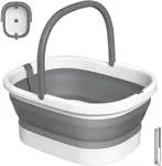 Nekteck Foot Soaking Tub Collapsible Bucket for Foot Bath Soak Tub, Foot Basin Foot Soaker with 138 Acupressure Nodes and Pumice Stone for Feet Massager Pedicure Foot Spa, Gifts for Men Women Dad Mom