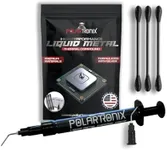 Liquid Metal Thermal Paste 5 Gram Pack - 130 W/m'K - Highest Thermal Conductivity - Made in USA -PS5, CPU, GPU, Laptop - 5 Grams Eco Package - Ready to Apply Liquid Metal for PS5