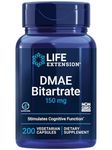 DMAE Bitartrate 150 mg (200 Veggie Capsules) - Life Extension