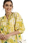 rytras Women's Cotton Printed Regular Fit top(Yellow,M)